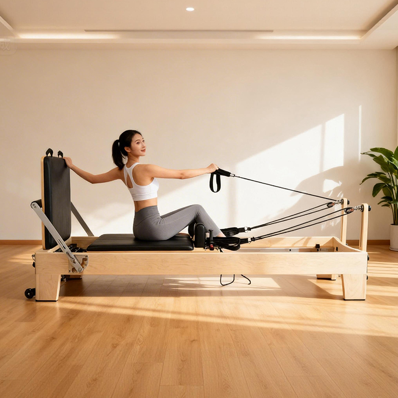 Pilates Reformer Spring - Przenośny, regulowany reformer do pilatesu z