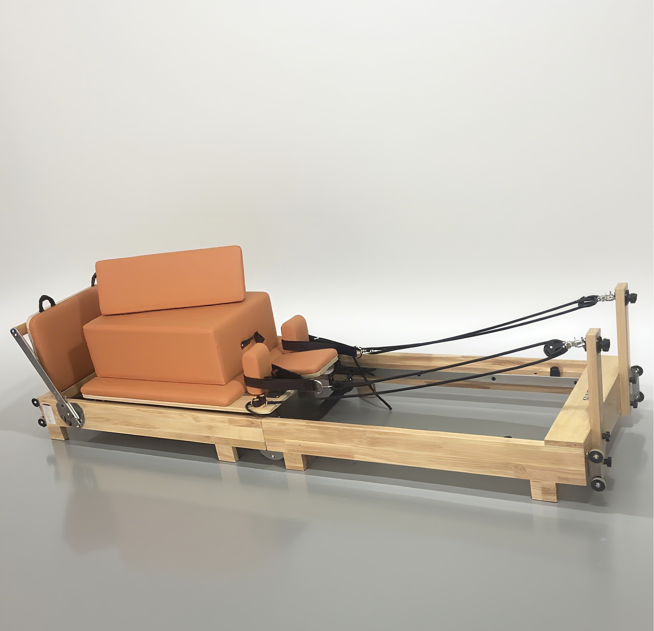Pilates Reformer Spring - Składany reformer do pilatesu z drewna