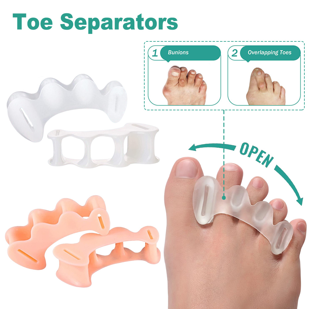 Toe Separator Silicon - 1 para żelowy twardy silikonowy palec