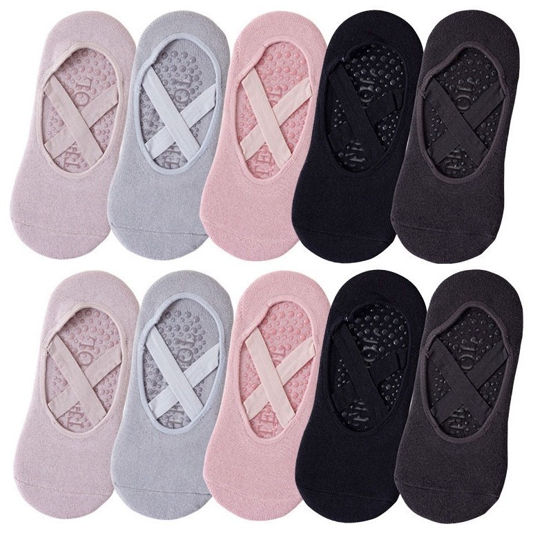 Pilates Yoga Grip Socks - 1/3 Pary Skarpetek do Jogi Damskie