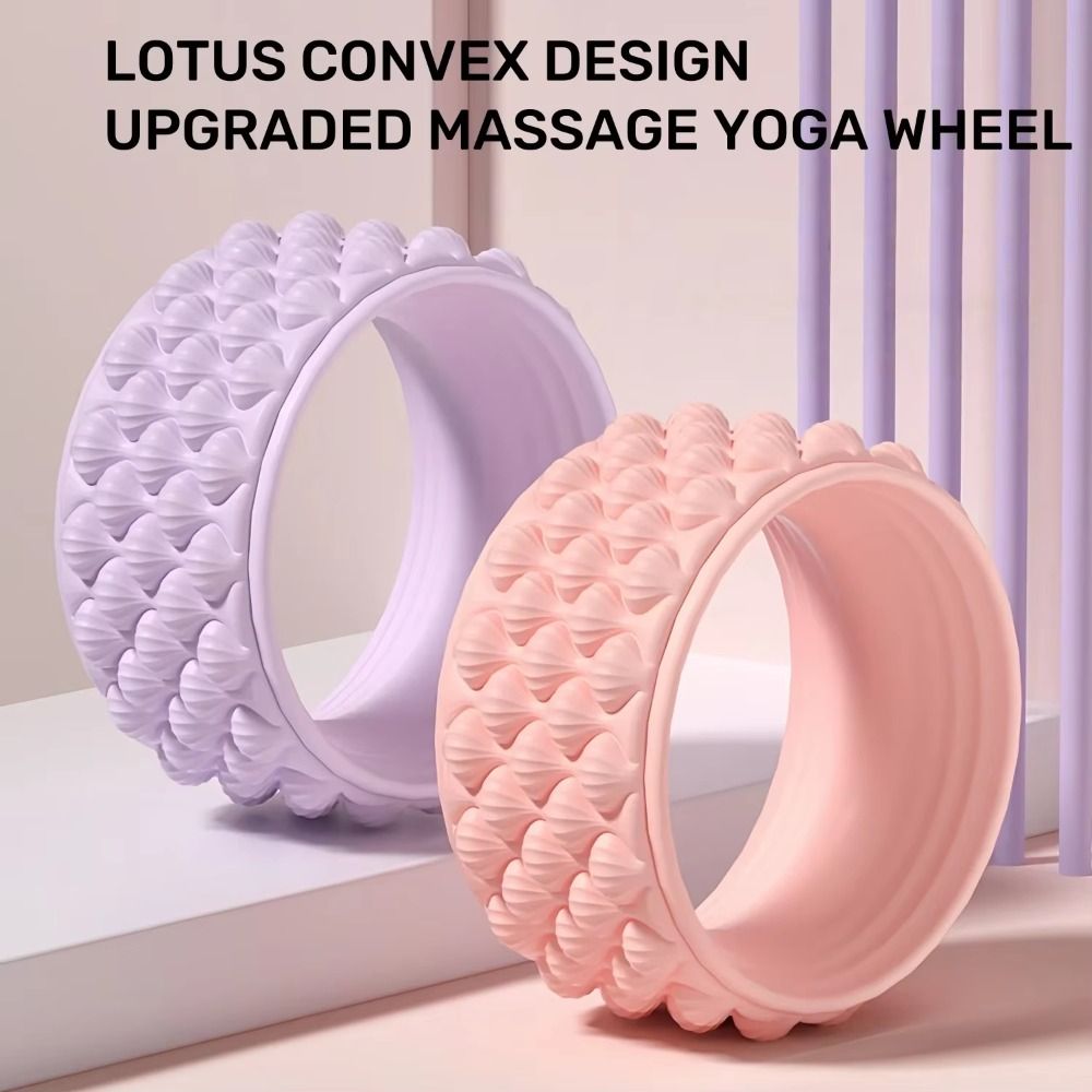Pilates Yoga Resistance Ring - Gorąca silikonowa koło do jogi, dwuwarstwowe,