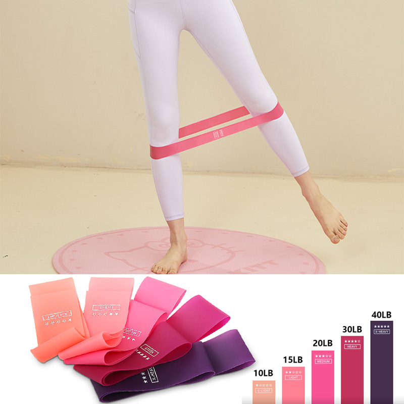 Pilates Yoga Resistance Ring - Sportowa opaska do jogi z pętlą