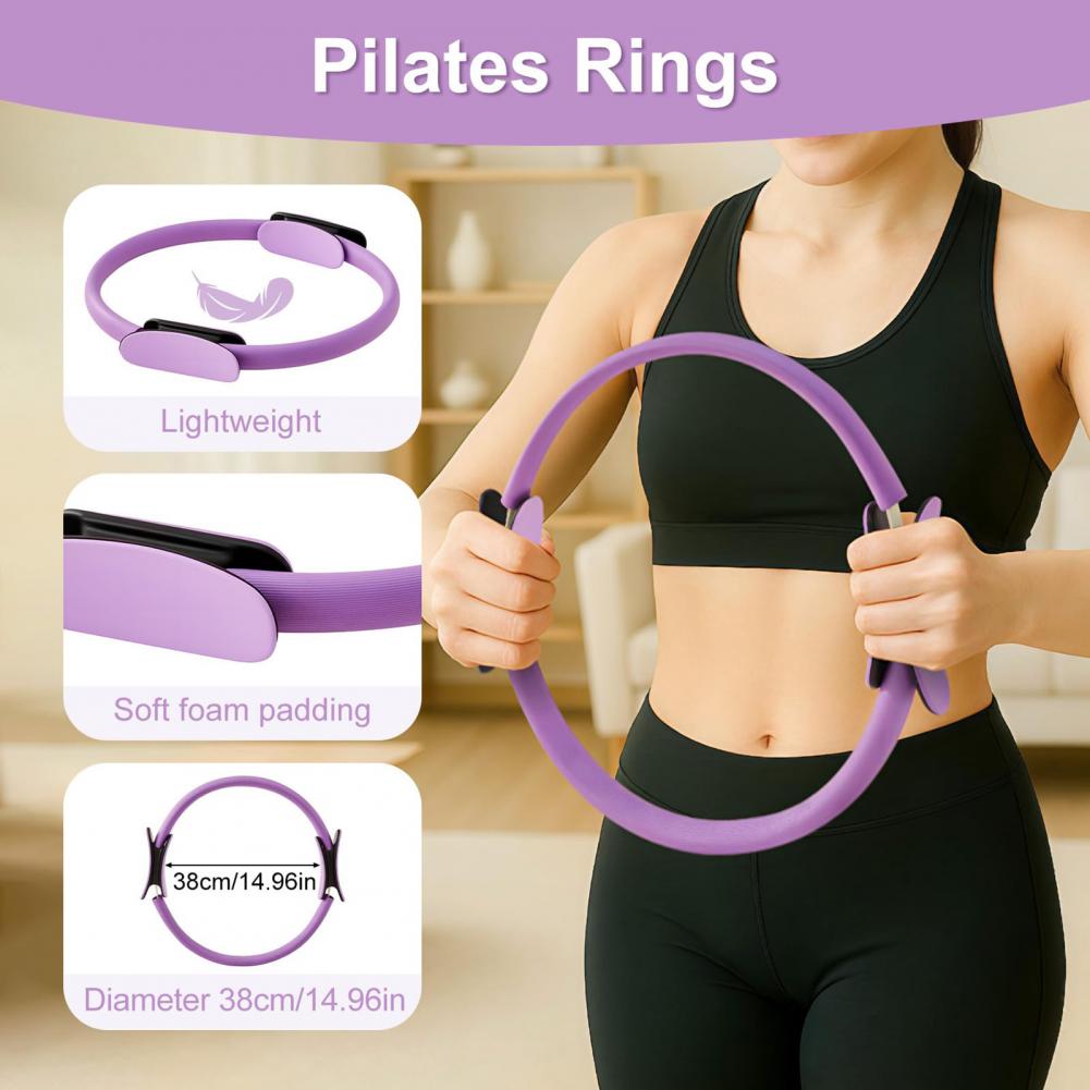 Pilates Yoga Resistance Ring - Damski Pierścień do Jogi Fitness Pilates