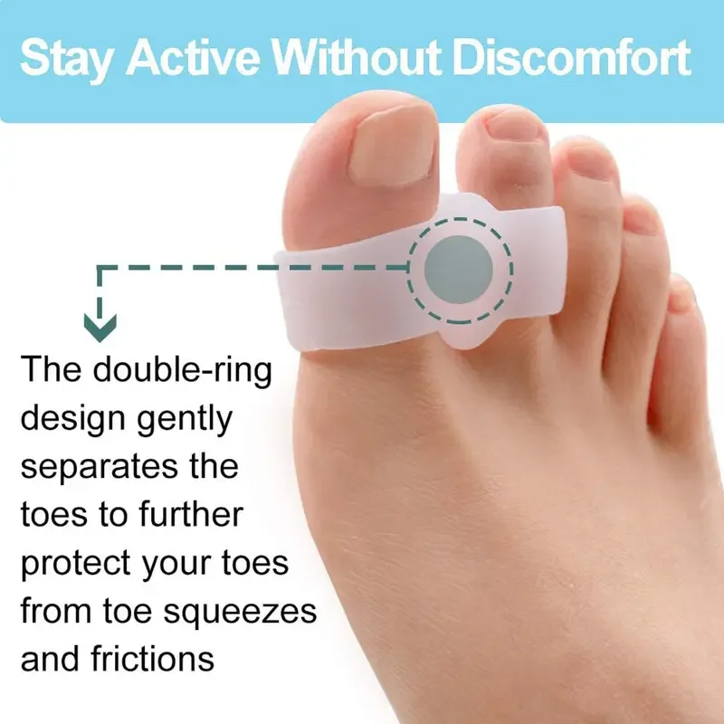 Toe Separator Silicon - Korektor na haluksy 1 para -