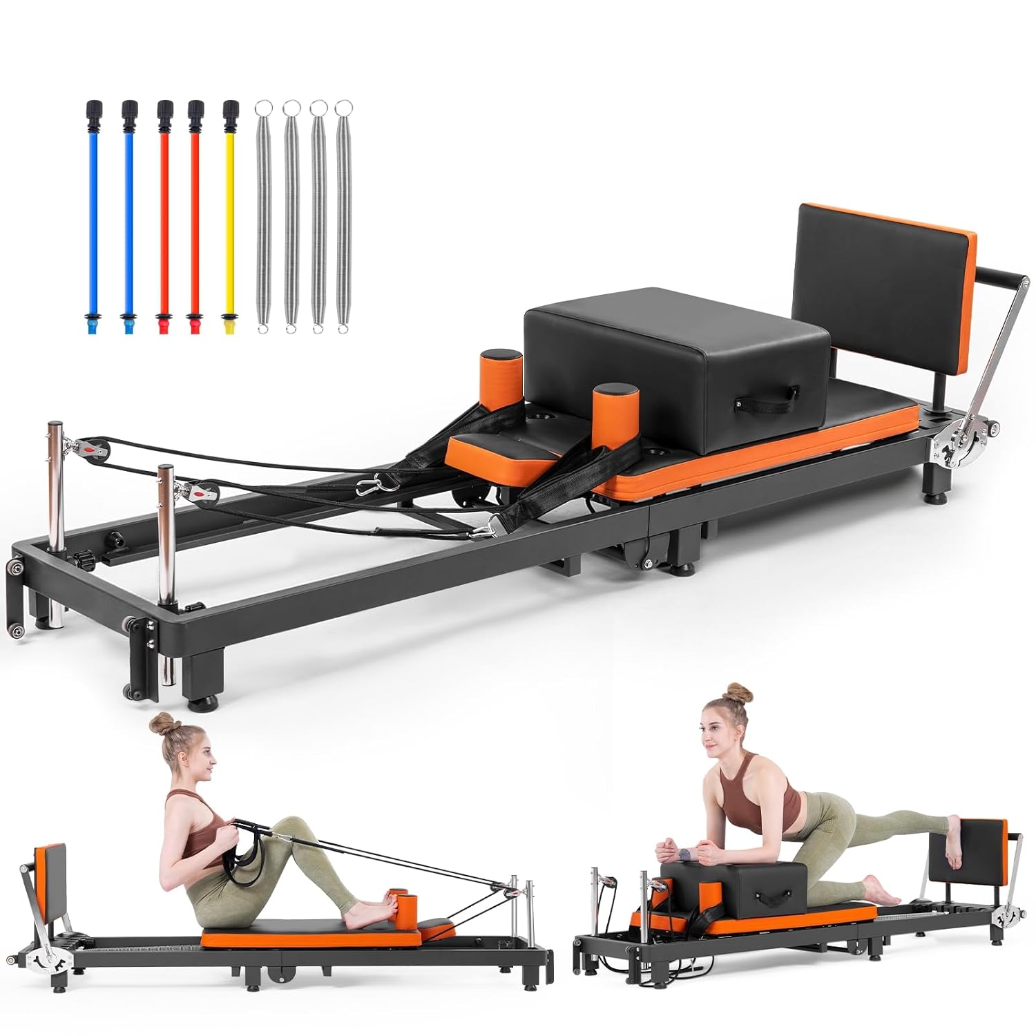 Pilates Reformer Spring - Reformer Pilates, składany sprzęt do pilatesu