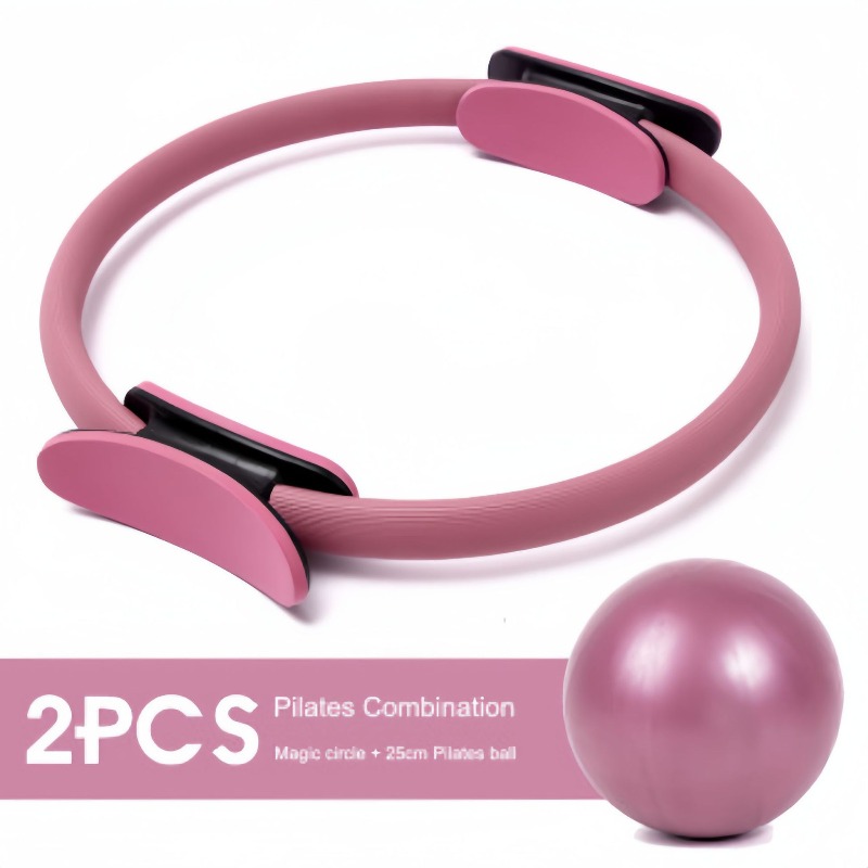 Pilates Yoga Resistance Ring - Zestaw do jogi i pilates: pierścień