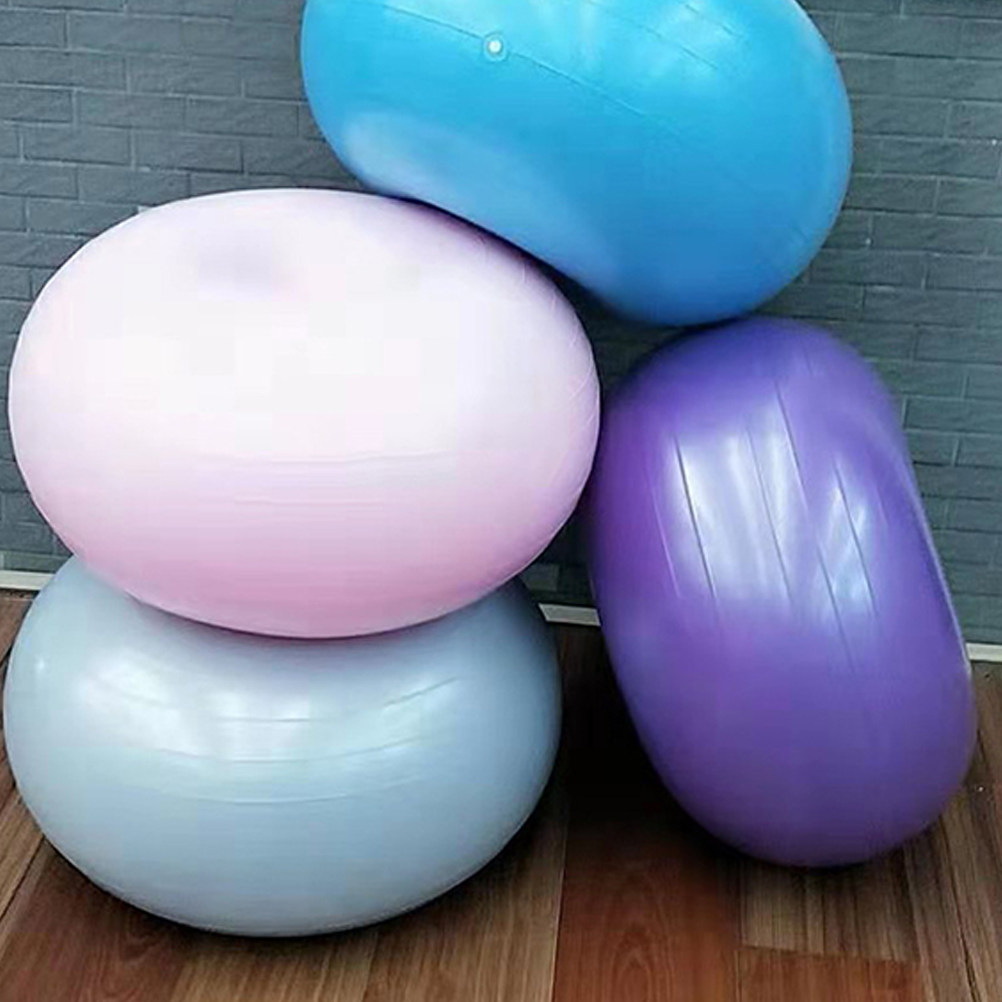 Pilates Yoga Ball Workout - Nieścieralna niebieska piłka do jogi w