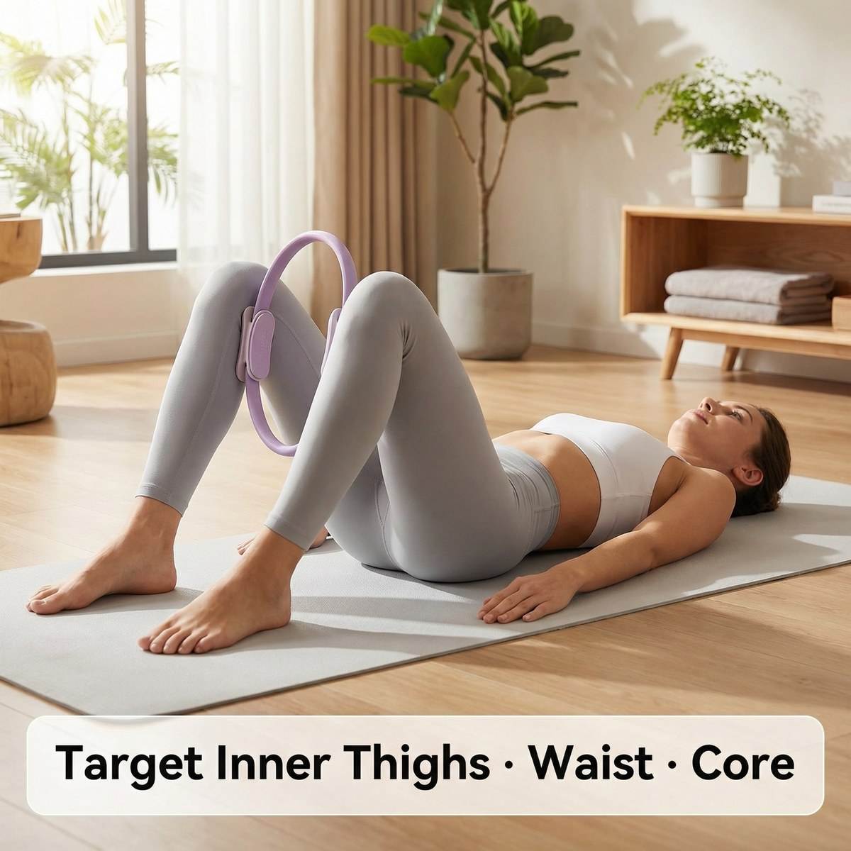 Pilates Yoga Core - Obręcz do pilatesu 38 cm, magiczny