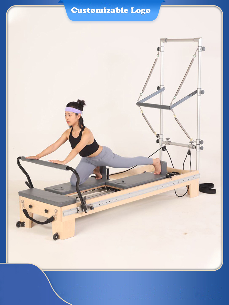 Pilates Yoga Core - Łóżko do pilatesu dwukierunkowe z przesuwnym
