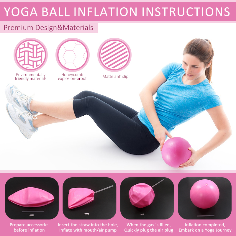 Zestawy do pilatesu: piłka, gu – Pilates Yoga Ball Workout recenzja i cena