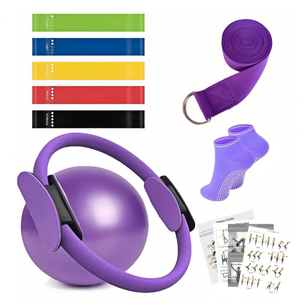 9-częściowy zestaw do jogi i f – Pilates Yoga Resistance Ring recenzja i cena