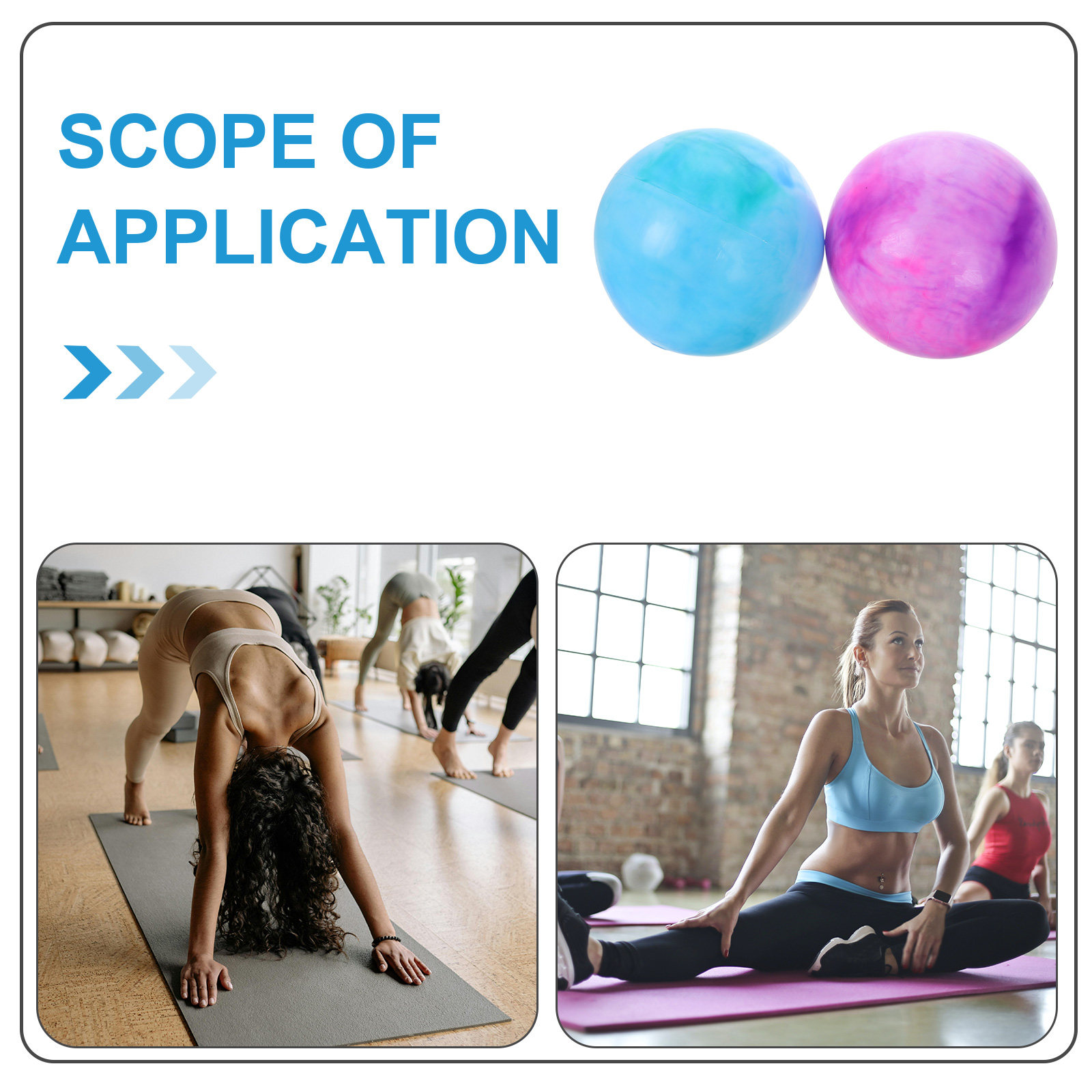 2 szt. Piłka do jogi, mała pił – Pilates Yoga Ball Workout recenzja i cena