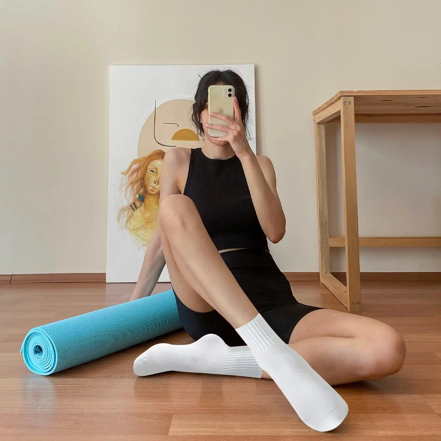 4 pary damskich skarpet do jog – Pilates Yoga Grip Socks recenzja i cena