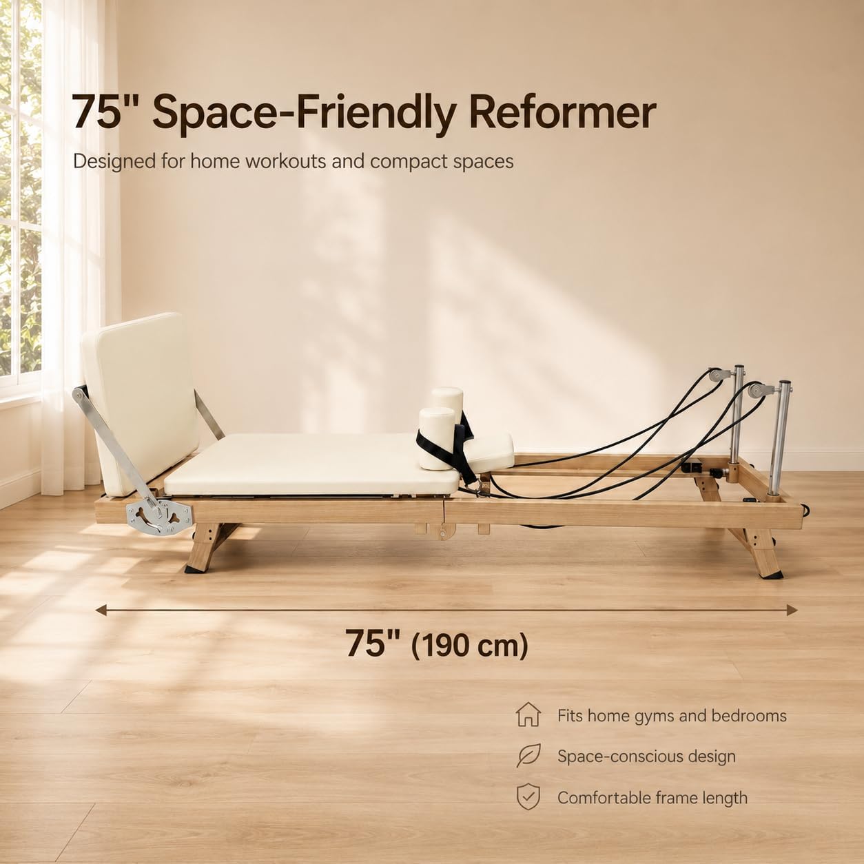 Składany sprzęt do pilatesu Re – Pilates Reformer Spring recenzja i cena