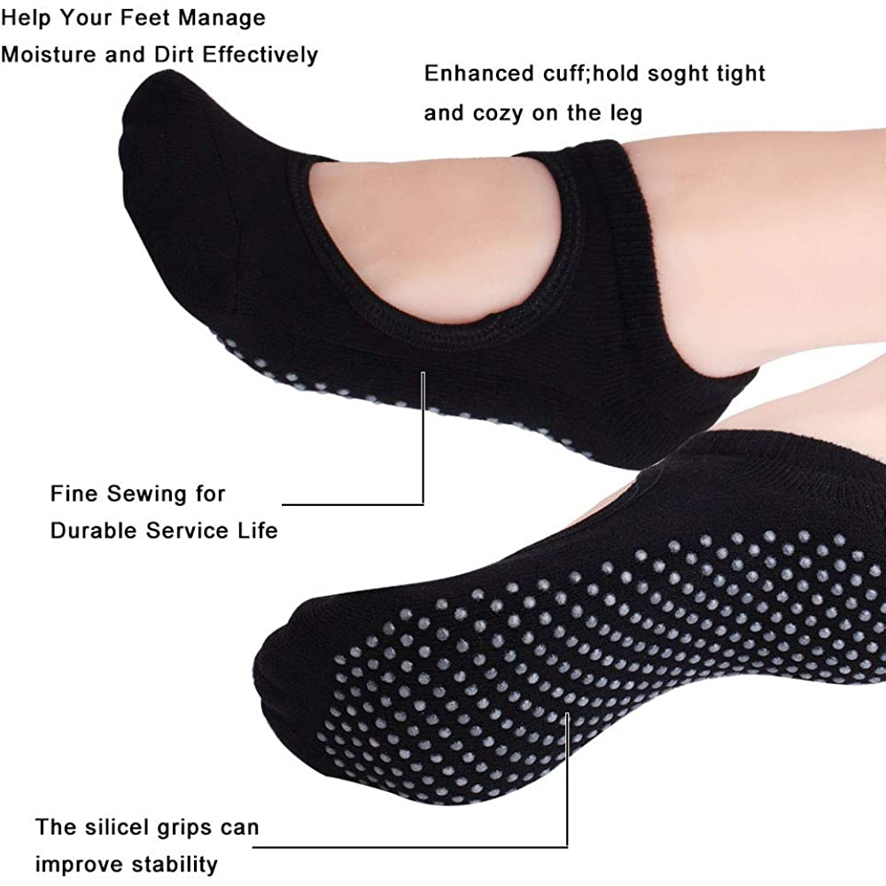 Bez pleców antypoślizgowe Fitn – Pilates Yoga Grip Socks recenzja i cena