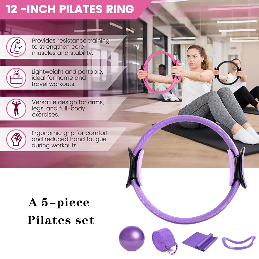 Personalizowany ZESTAW do Ćwic – Pilates Yoga Resistance Ring recenzja i cena