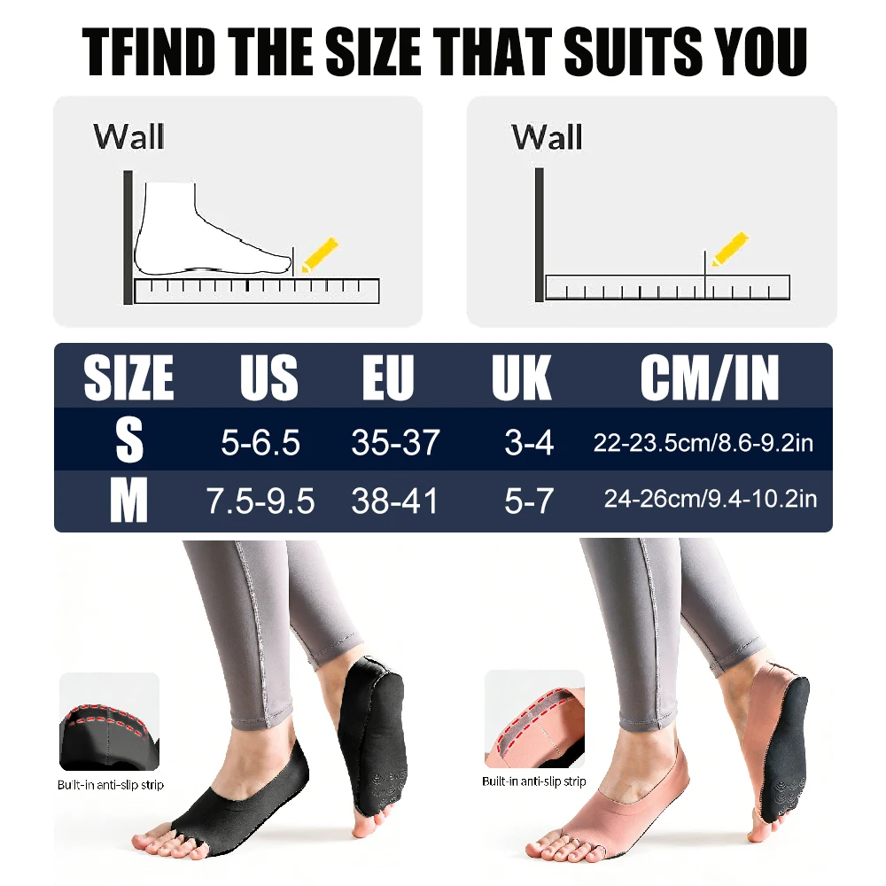 1 Para Skarpetek do Jogi Bez P – Pilates Yoga Grip Socks recenzja i cena