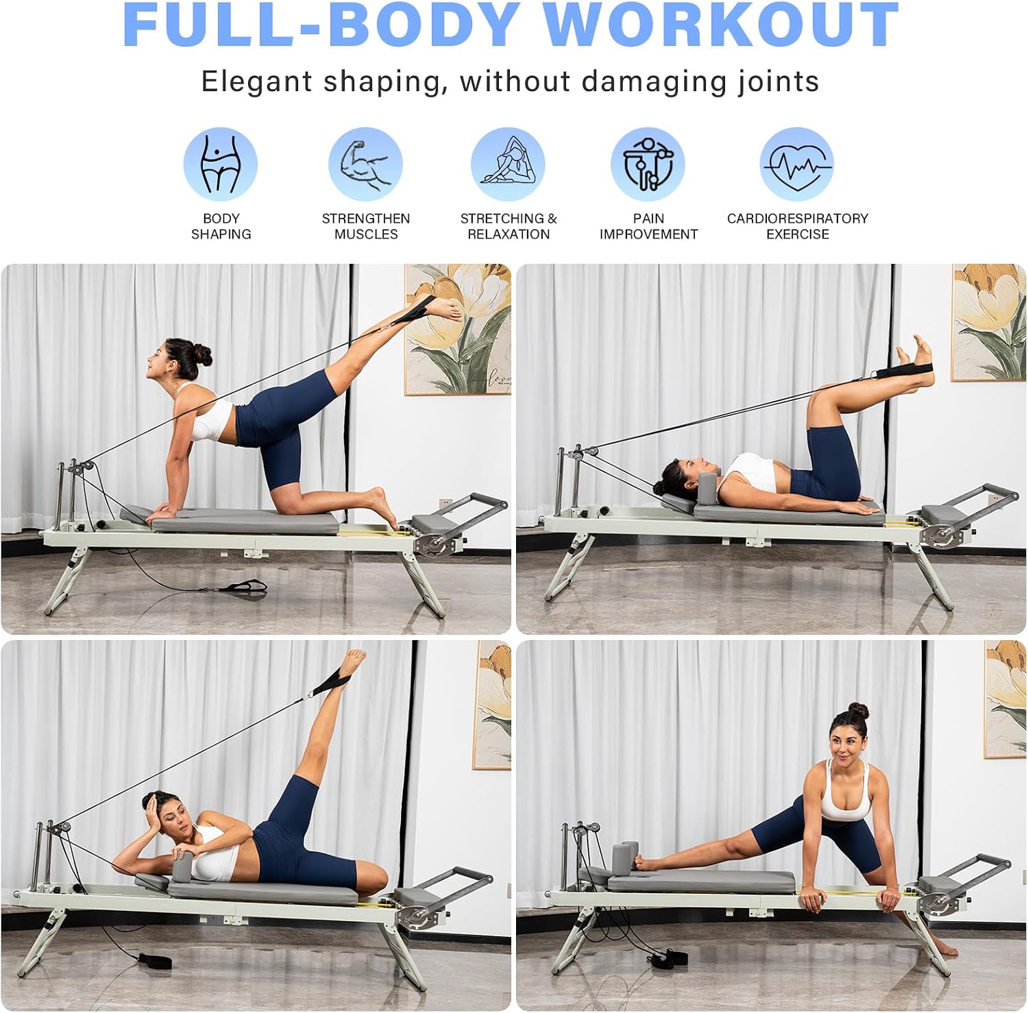 Reformer do pilatesu, składana – Pilates Reformer Spring recenzja i cena