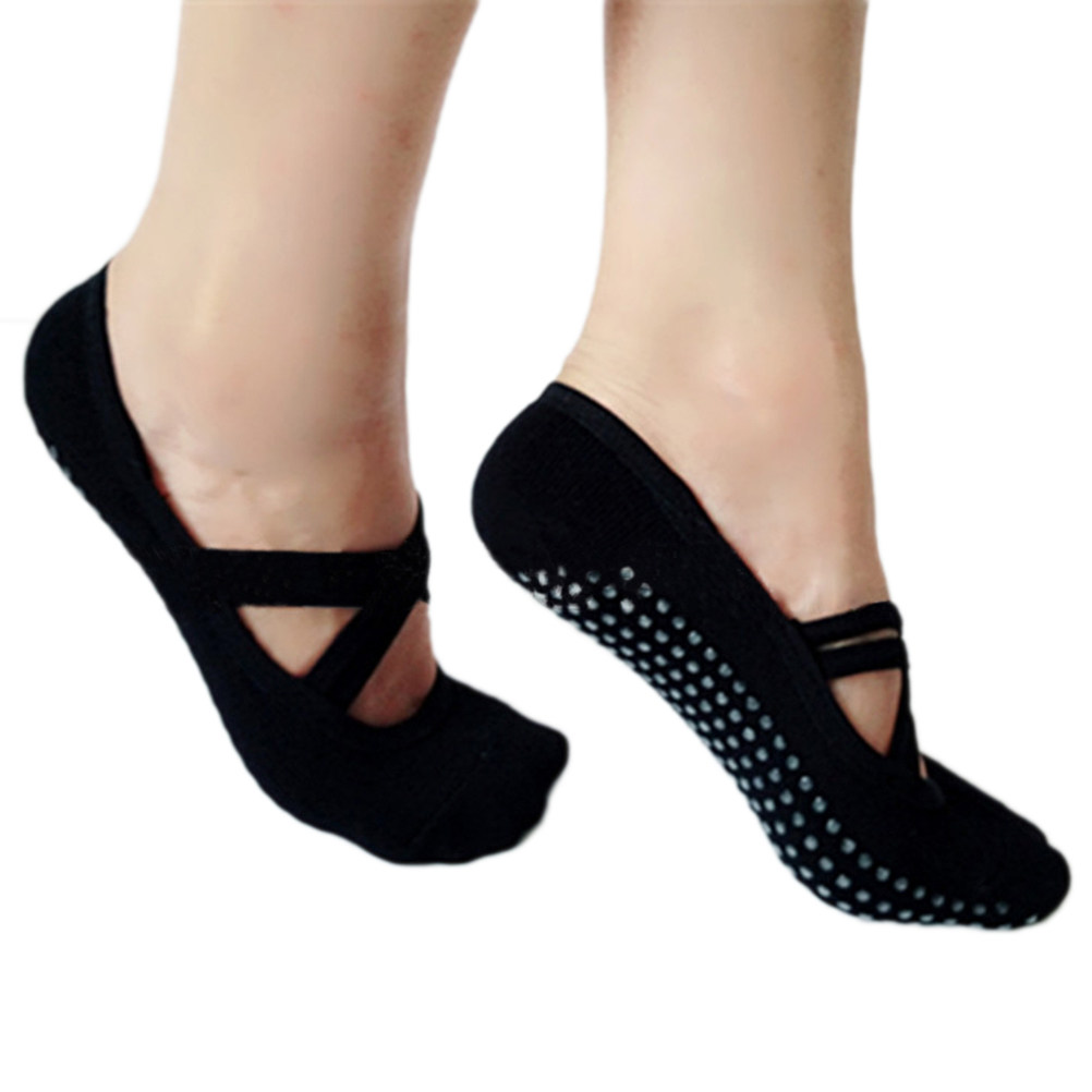 Skarpety do jogi damskie czarn – Pilates Yoga Grip Socks recenzja i cena