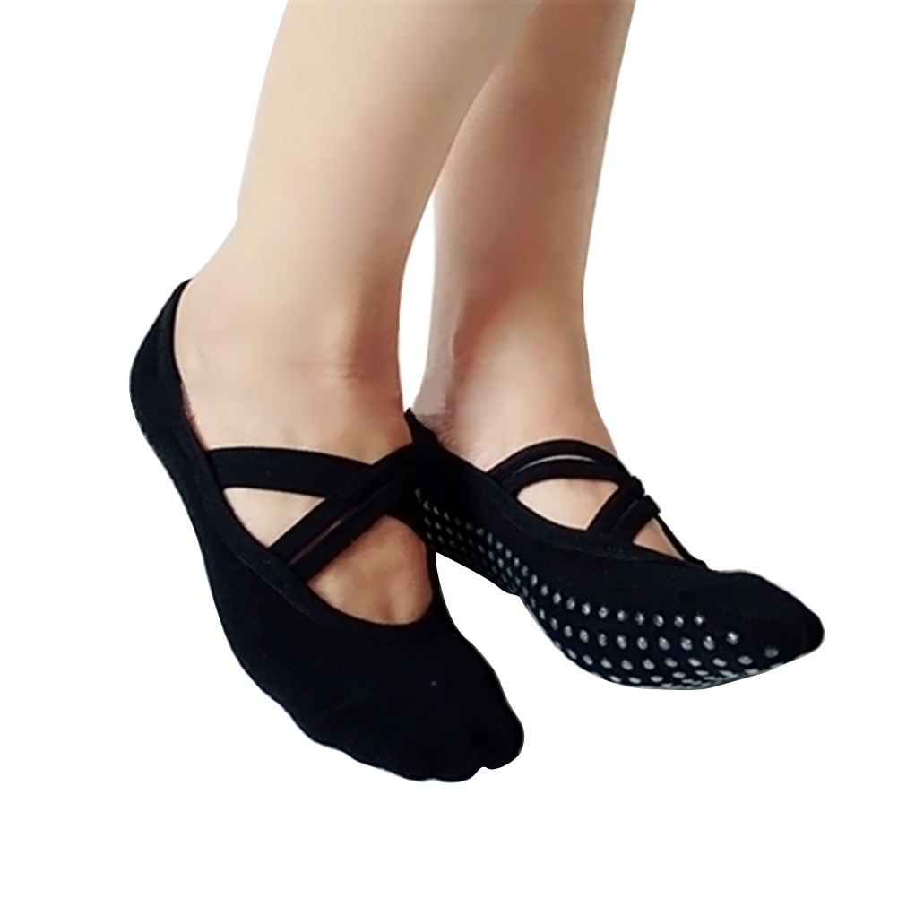 Skarpety do jogi damskie czarn – Pilates Yoga Grip Socks recenzja i cena