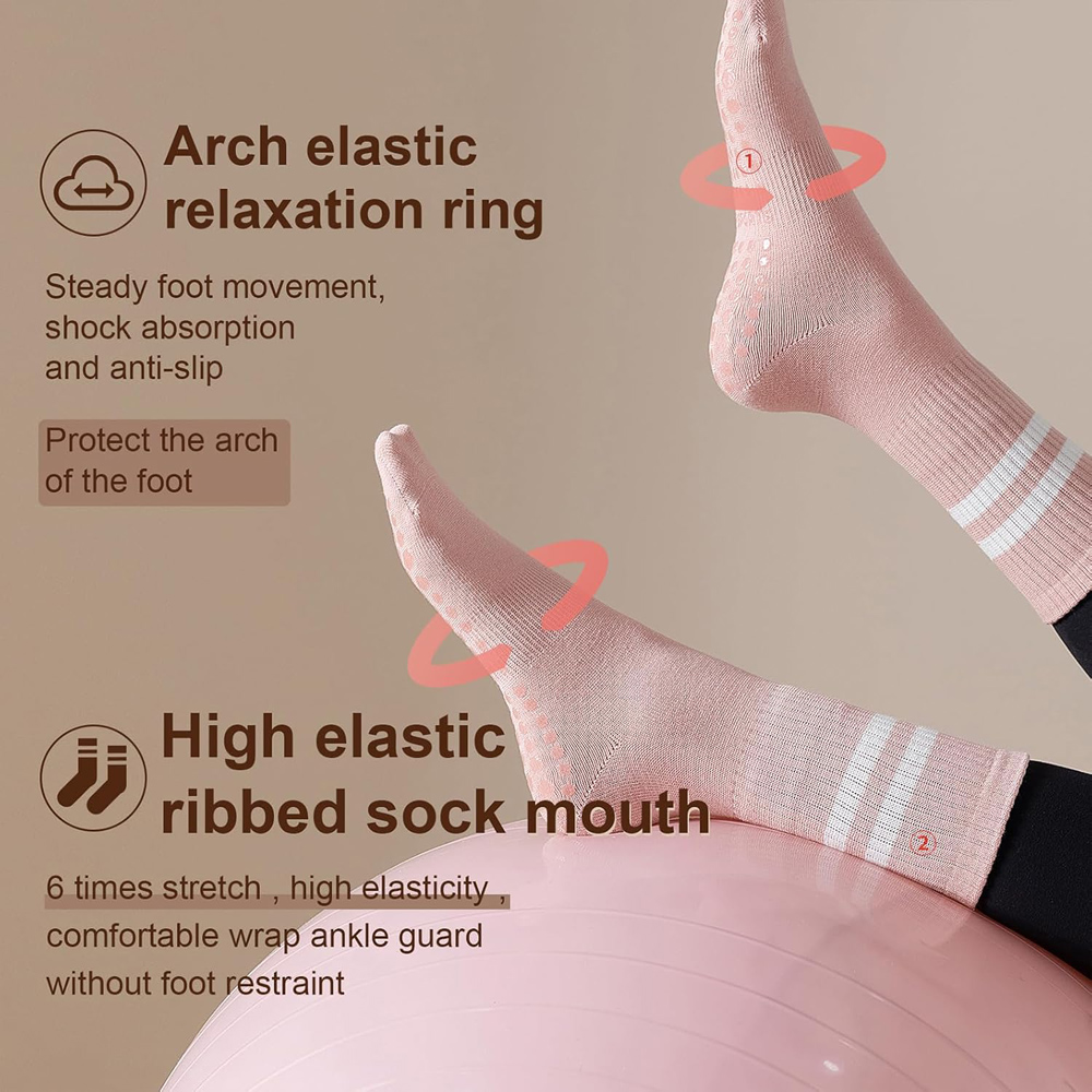 Skarpety do jogi i pilatesu z  – Pilates Yoga Grip Socks recenzja i cena