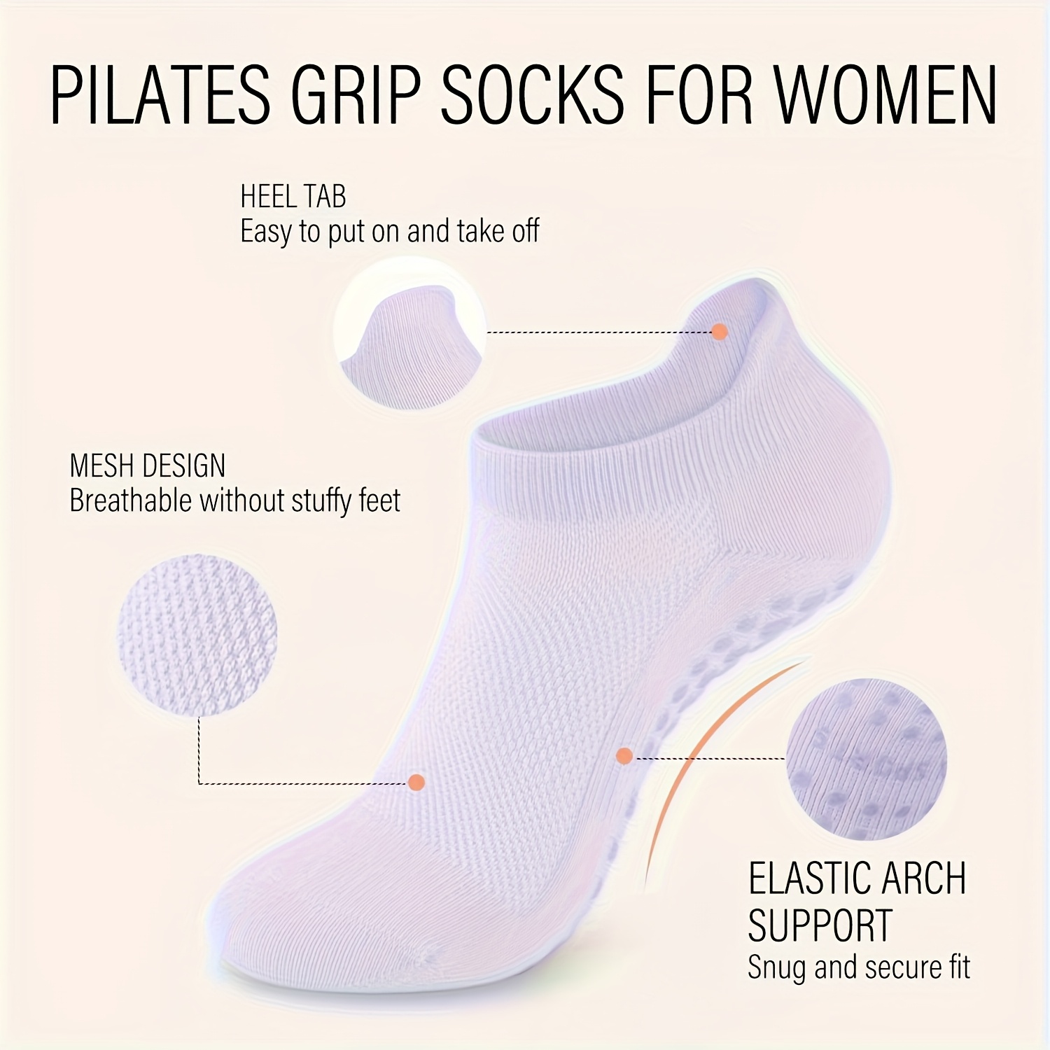 1 para skarpetek do pilatesu z – Pilates Yoga Grip Socks recenzja i cena