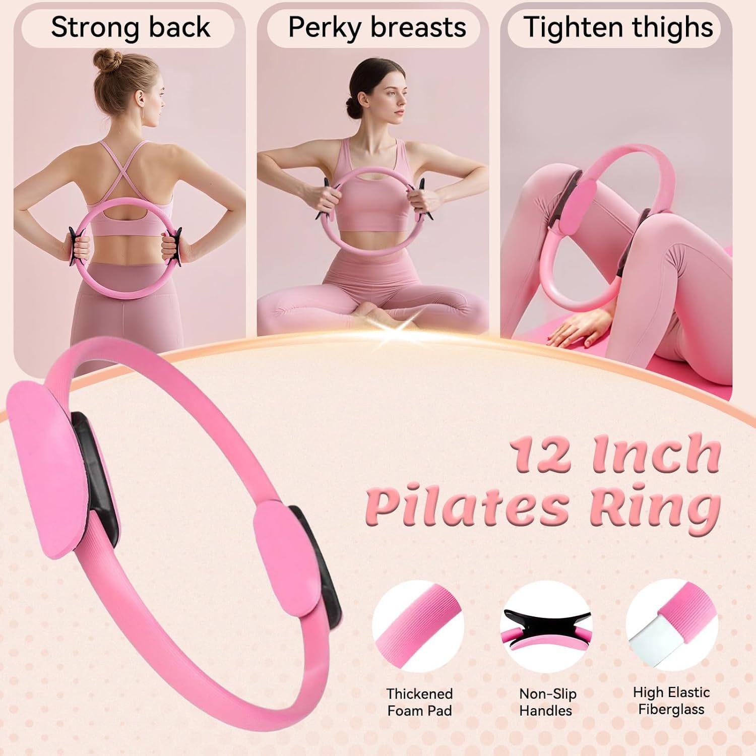 Zestaw do pilatesu, 11 element – Pilates Yoga Resistance Ring recenzja i cena