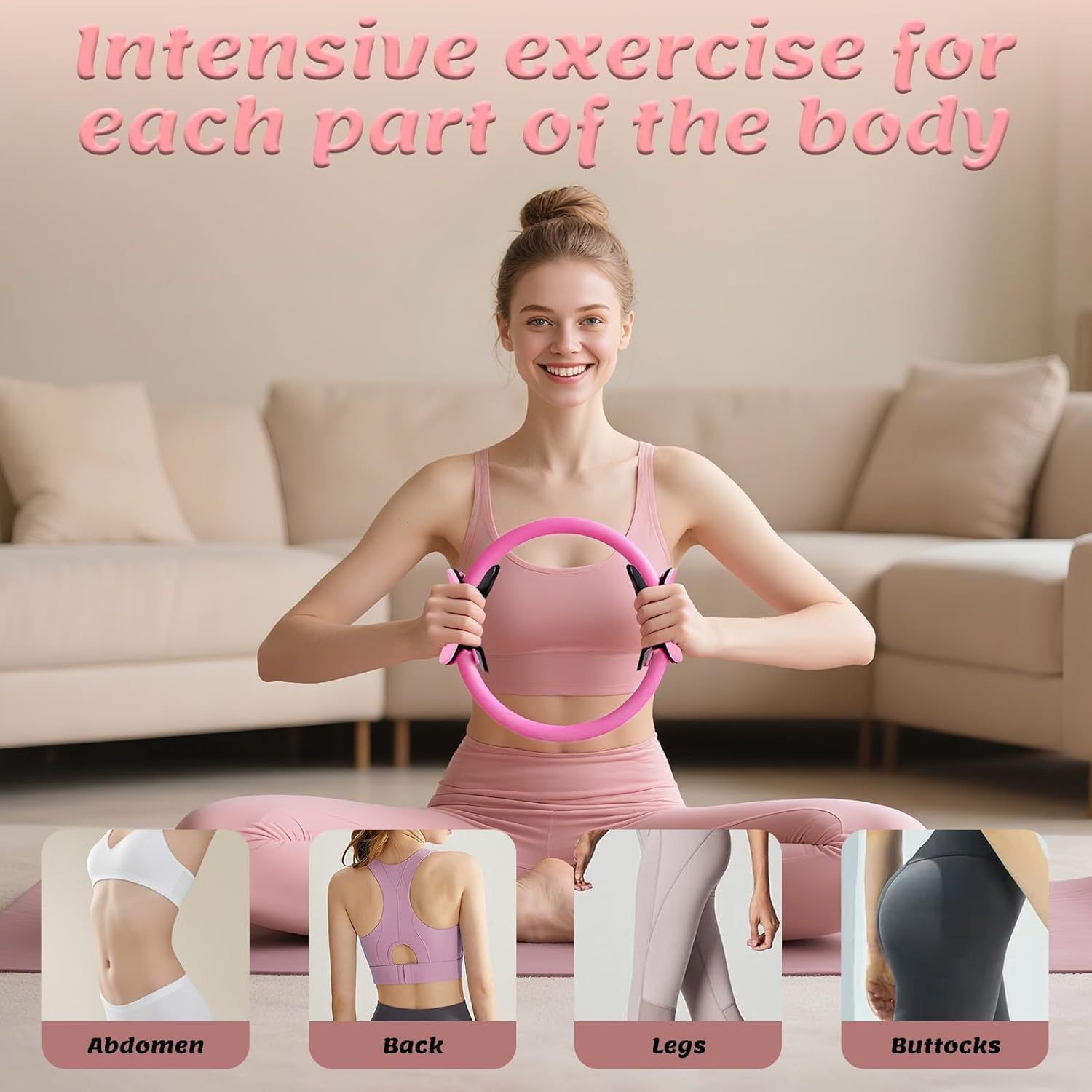 Zestaw do pilatesu, 11 element – Pilates Yoga Resistance Ring recenzja i cena