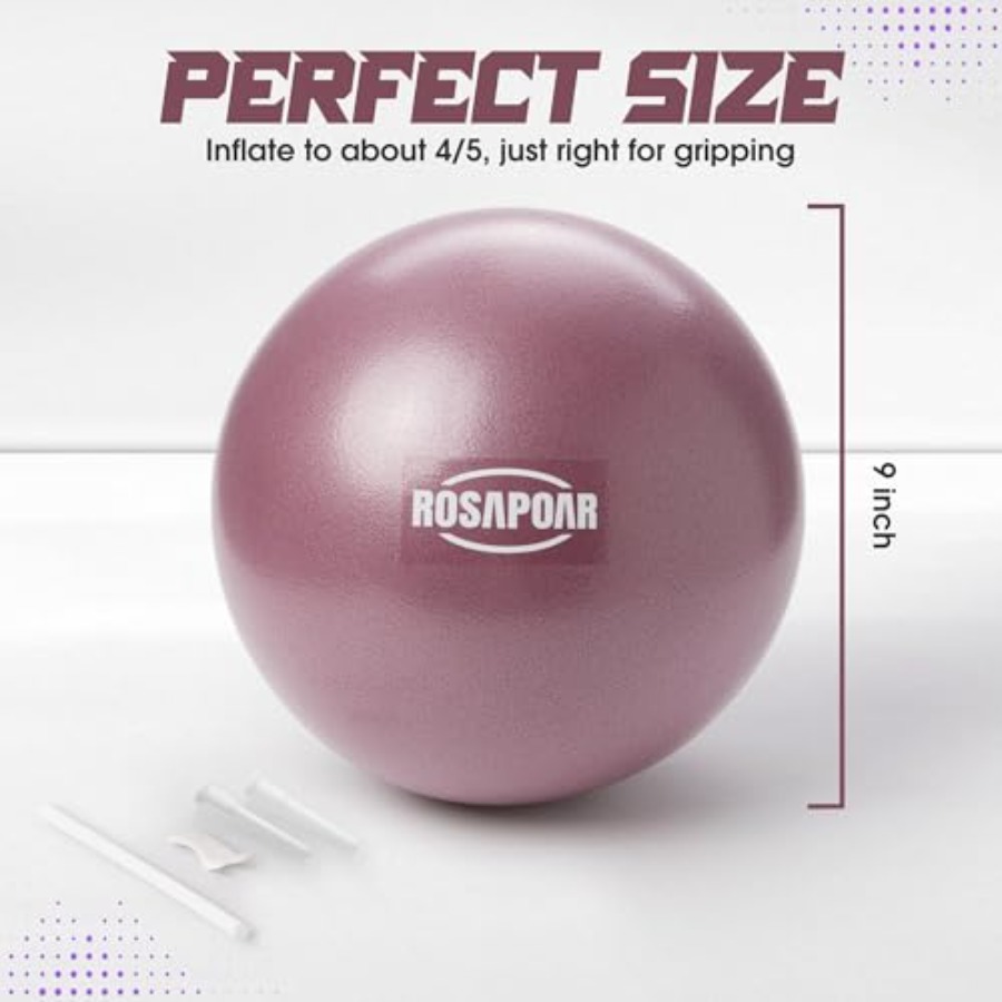 Mała piłka do ćwiczeń - 9-calo – Pilates Yoga Ball Workout recenzja i cena