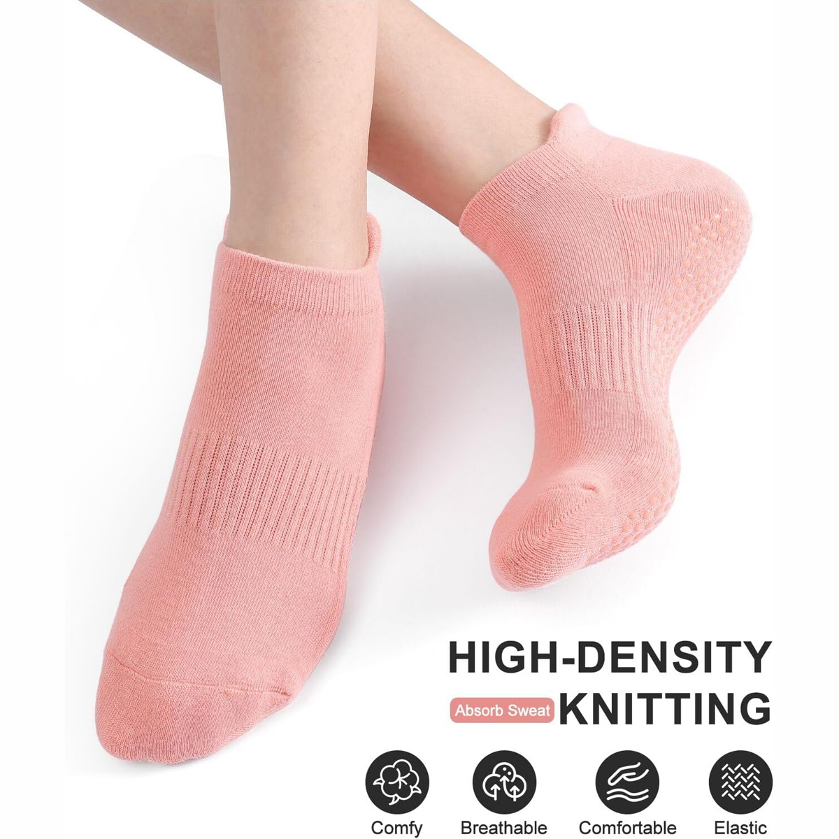 6-parowe skarpetki do jogi dla – Pilates Yoga Grip Socks recenzja i cena